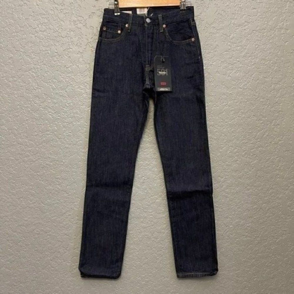 Levi's 501 Straight Leg Jeans Size 24x32 - Picture 2 of 10